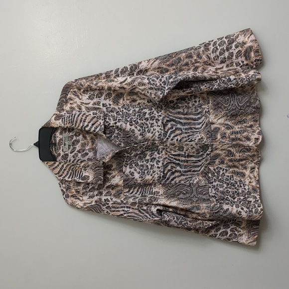 J Bee Animal Print Jacket - Picture 1 of 9